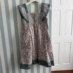 NWT ZARA KIDS Floral Sleeveless Dress with Ruffle Straps
